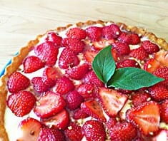 Erdbeertorte mit Puddingcreme | Rezept
