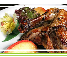 Knusprige Ente auf Rahm-Linsen | Rezept