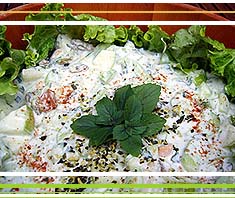 Persischer Gurkensalat mit Minze | Rezept