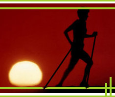 Nordic Walking für einen kräftigen Rücken