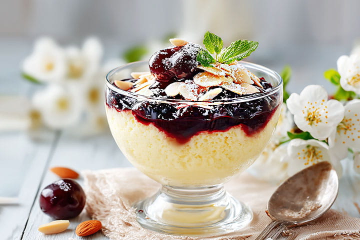Grießpudding mit Eierlikör | Rezept