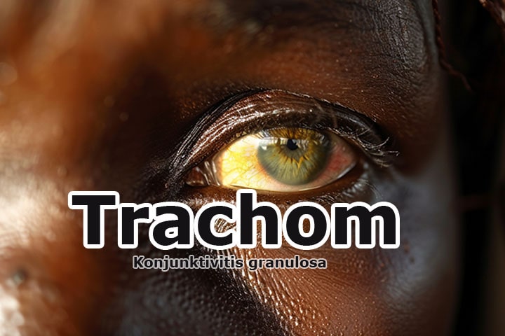 Trachom – Nahaufnahme Auge