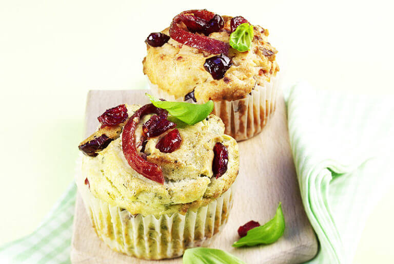 Pesto-Muffins | Rezept » gesund.co.at