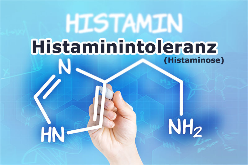 Histaminintoleranz (Histaminose) Strukturformel