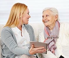 Seniorenhandy oder Tablet