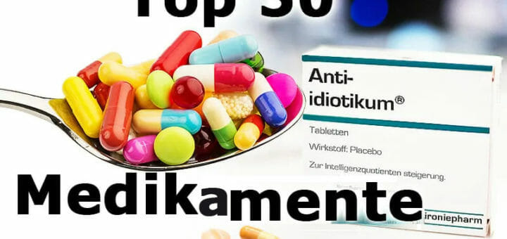 Top 50 – die wichtigsten Medikamente
