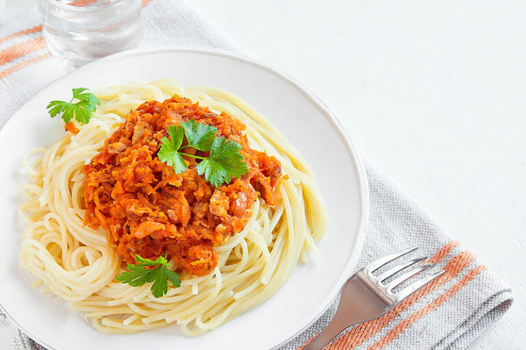 Spaghetti bolognese vegetarisch | Rezept » gesund.co.at