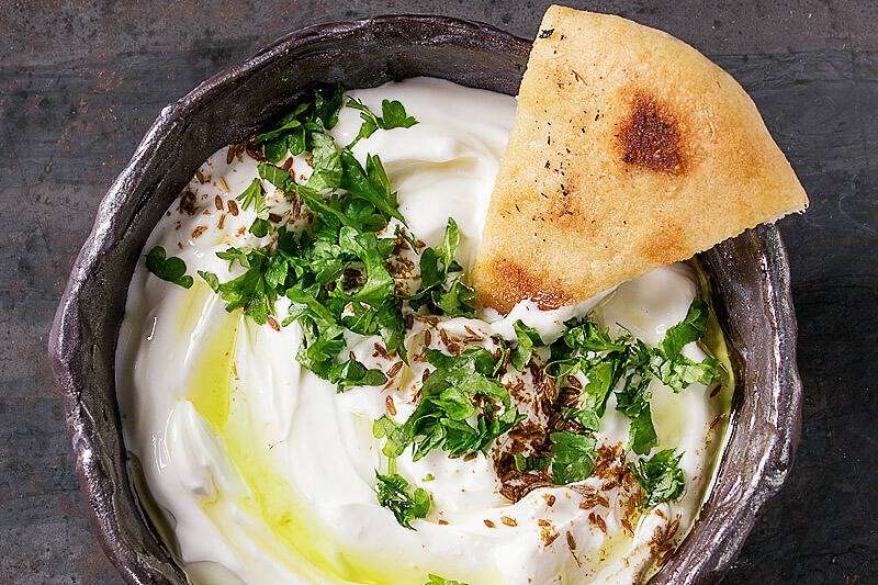 Labneh - libanesischer Frischkäse aus Joghurt | Rezept