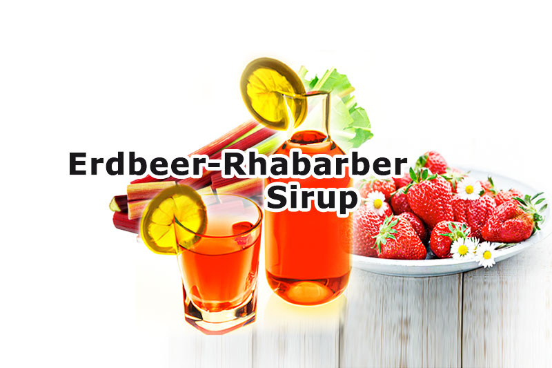 Erdbeer-Rhabarber-Sirup | Rezept