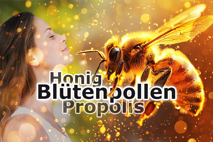 Gesund durch das Frühjahr mit Honig, Blütenpollen und Propolis