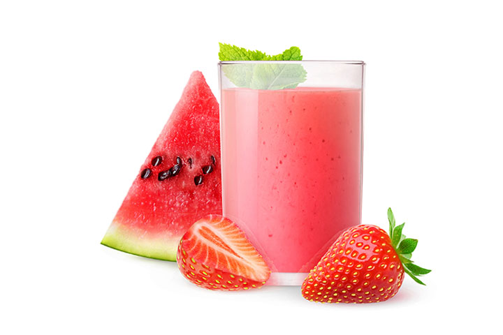 Wassermelonen-Erdbeer-Smoothie | Rezept