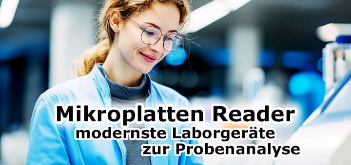 Mikroplatten reader im Laboreinsatz