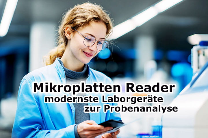 Mikroplatten reader im Laboreinsatz