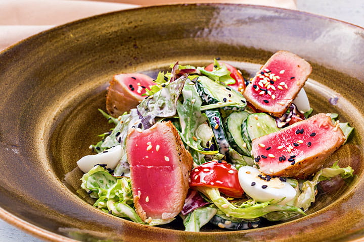 Salade niçoise mit frischem Tuna | Rezept